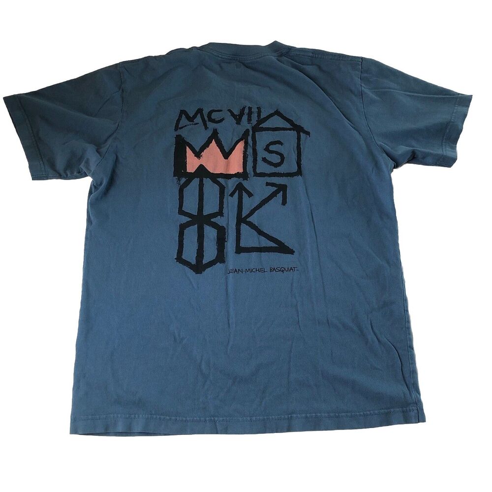 Uniqlo X Jean Michel Basquiat Men’s Pocket T Shirt Graphic Art Tee Size Small - Picture 2 of 9